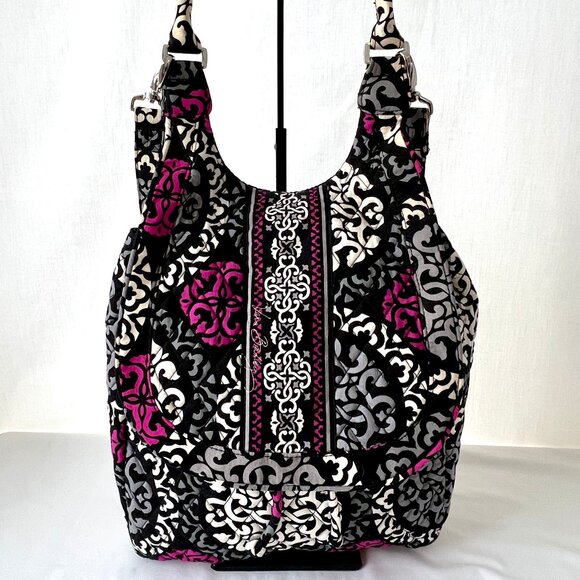Vera Bradley Canterberry Magenta Shoulder and Backpack Style Bag, Like New! - Picture 1 of 15